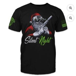 Silent Night American Apparel Warrior 12 TShirt